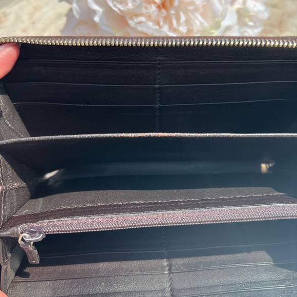 EUC GUCCISSIMA BROWN LEATHER WALLET - Picture 6 of 8